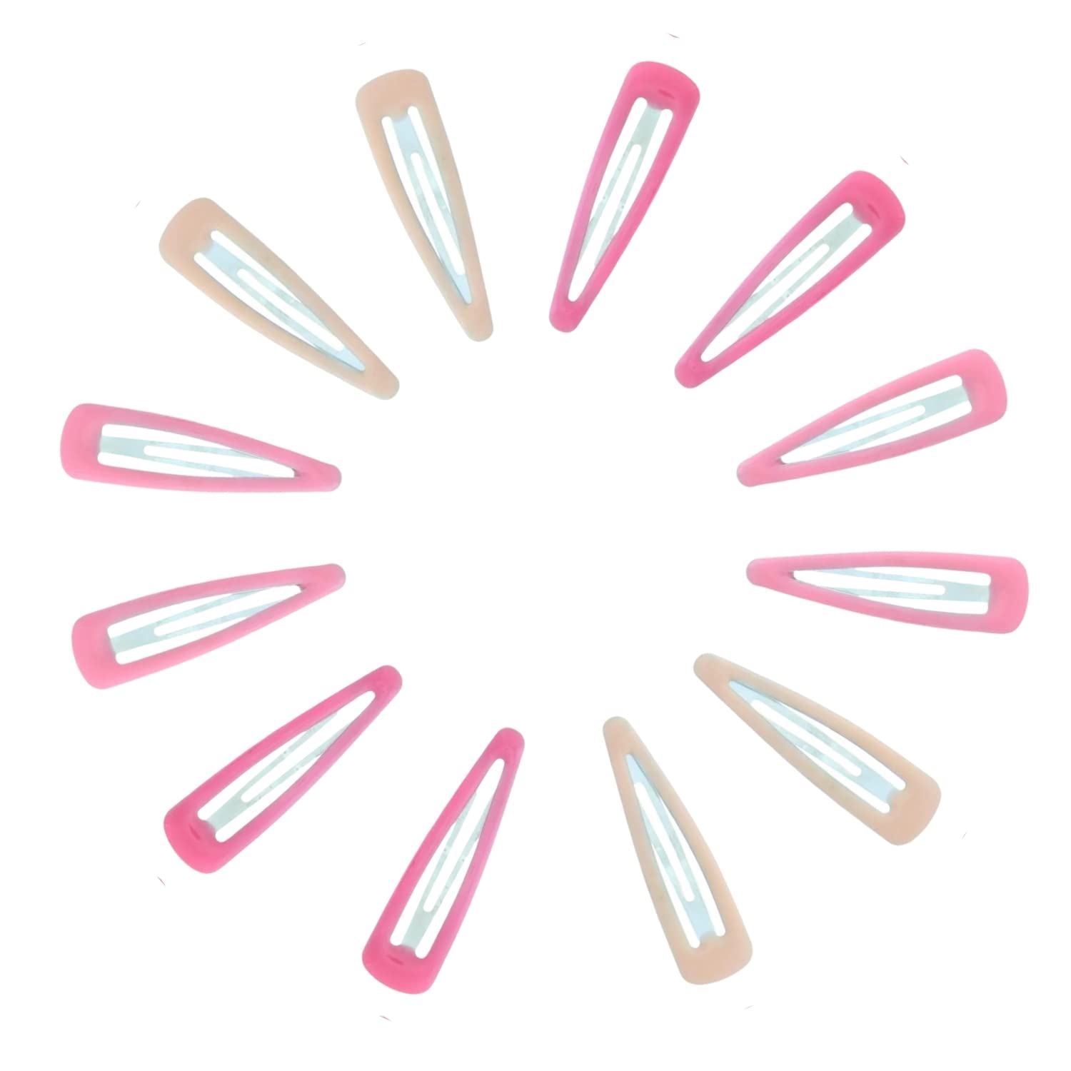 Snap Clips 5cm / 2" Snap Hair Clips Women Girls Kids Slide Hair Grip Styling Fine Hair Thick Hair Bendies Sleepies School Uniform Colours Epoxy