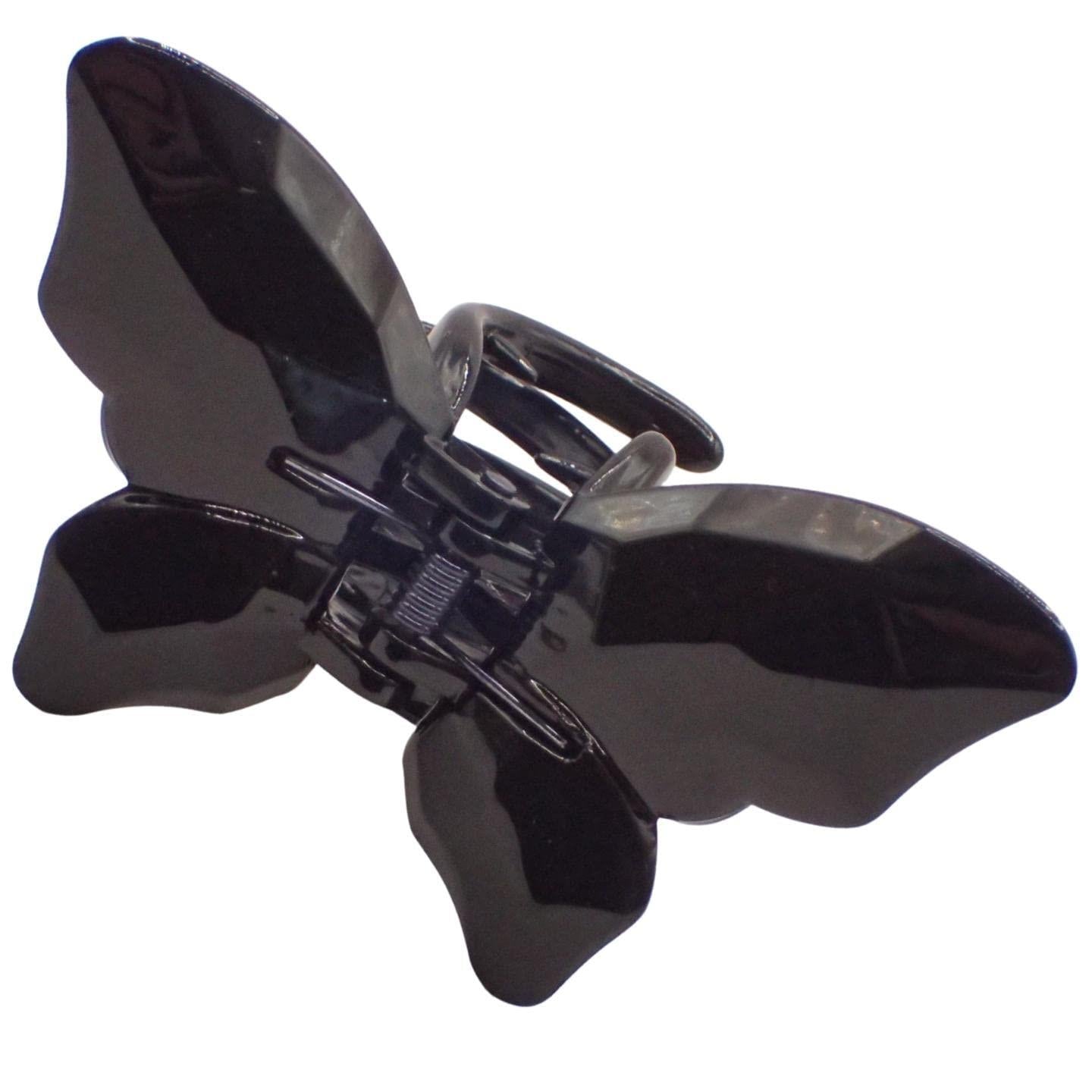 Small Black or Tort Hair Claw Clip, Small Detailed Claw Clips for Ladies & Girls, Womens Hair Claws for Thick Hair, Cute Small Hair Clips