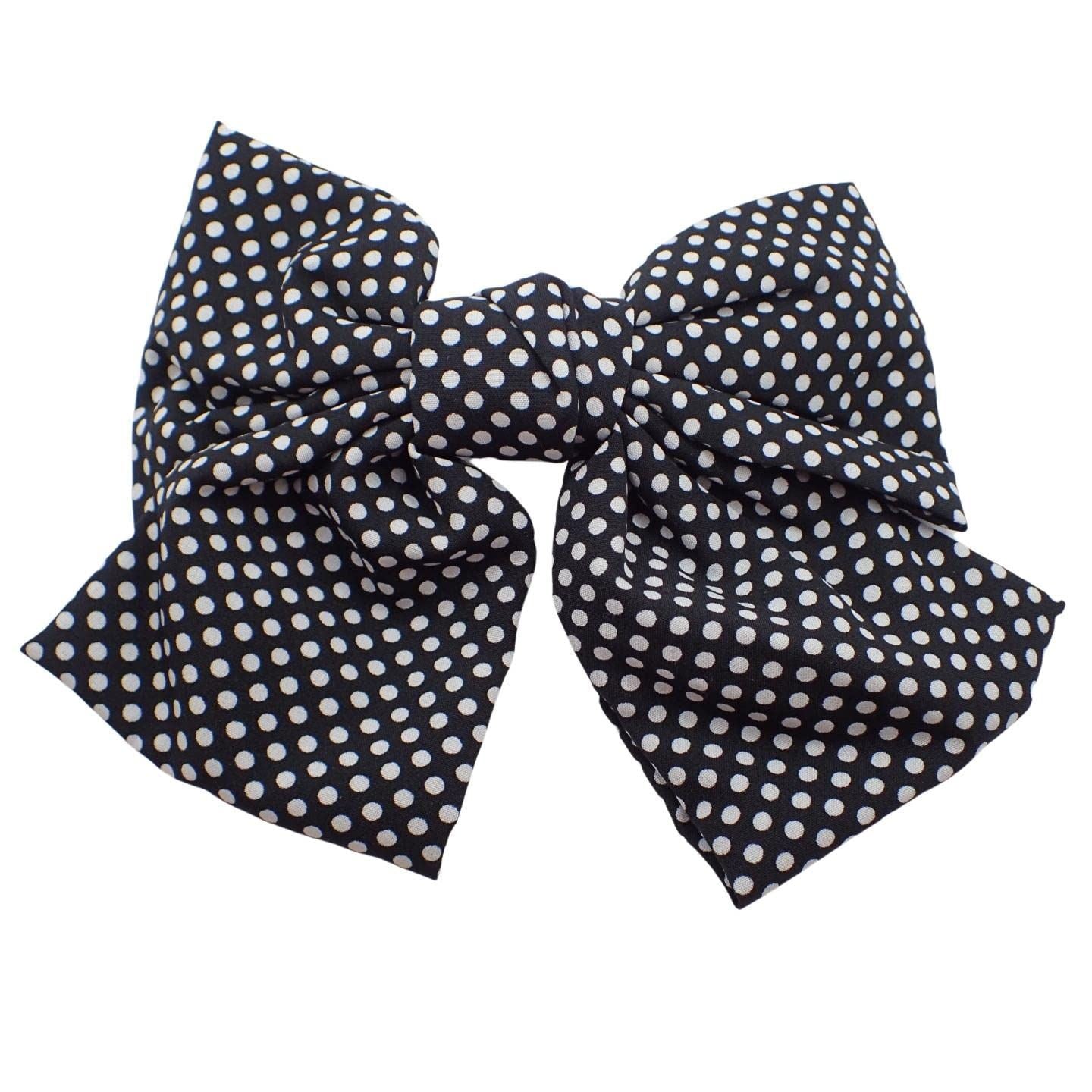 Satin Hair Bow Clip Barrette Cute Hair Styling Ribbon Bow Accessory on a Barrette Clip Bows for Girls, Kids, Women, Ladies for Wedding, Festival, Holiday