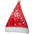 Luxury Red Santa Hat for Adults Valentines