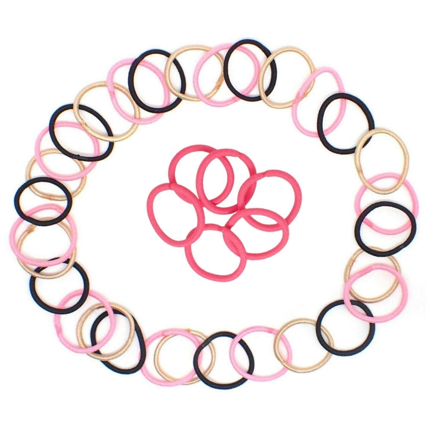 Mini Tiny Hair Ties for Adults and Kids, Fabric Hair Ties, Small Hair Bands, Ponytail Holders, Kids Hair Bobbles, Small Hair Elastics, Hair Accessories for Girls