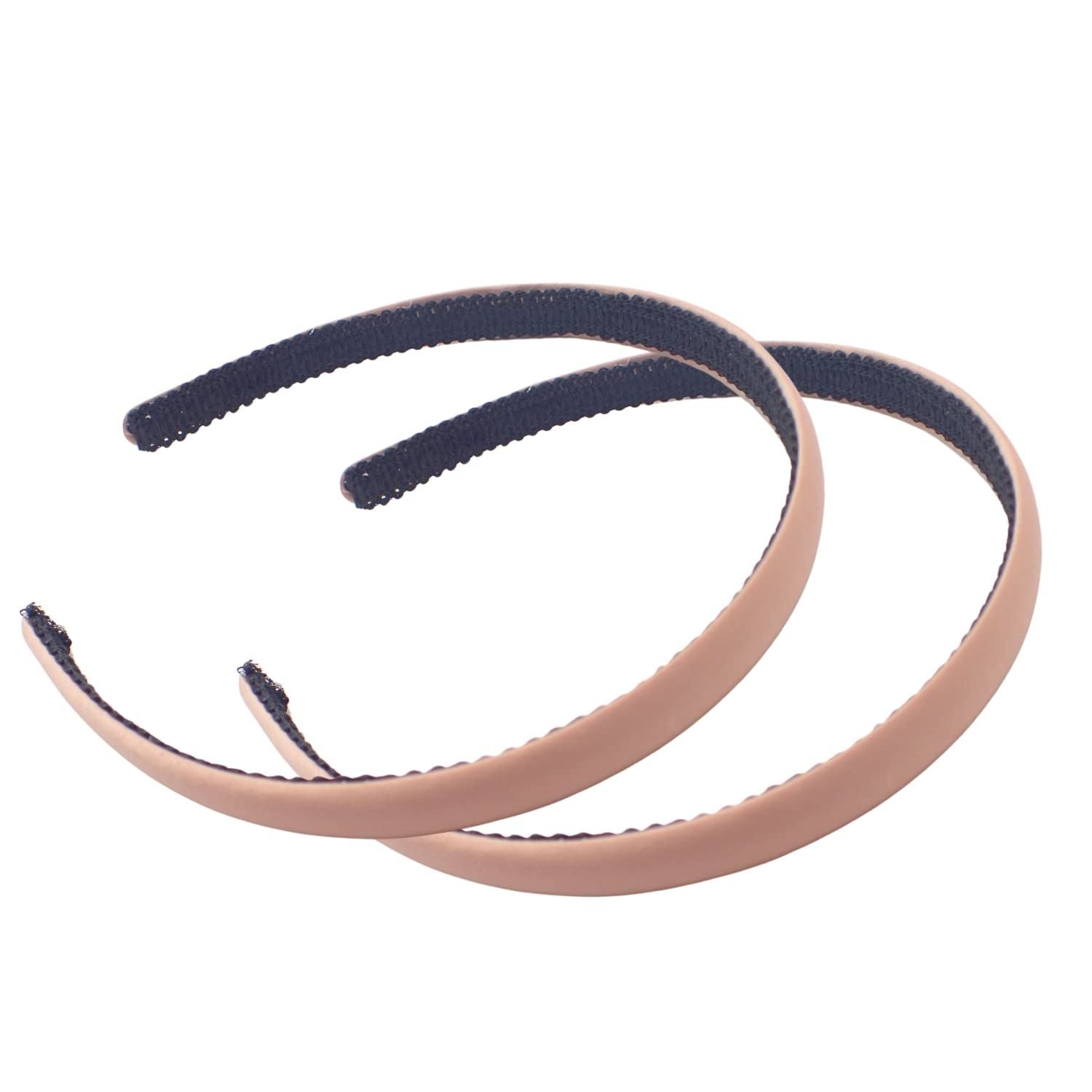 1.5cm Wide Satin Covered Alice Band for Girls and Women