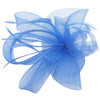 Looped Net Fascinator Hair Clip Flower Feather Fascinators Wedding Fascinators Wedding Hair Clip Royal Ascot Fascinator On Clip & Pin For Women, Ladies, Girls