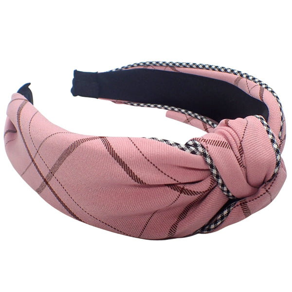 Checkered Knot Alice Bands Adult Women, Hair Accessories for Women, Hair Bands for Women, Thick Headband, Womens Headbands, Head Bands Adult Women, Wide Headbands