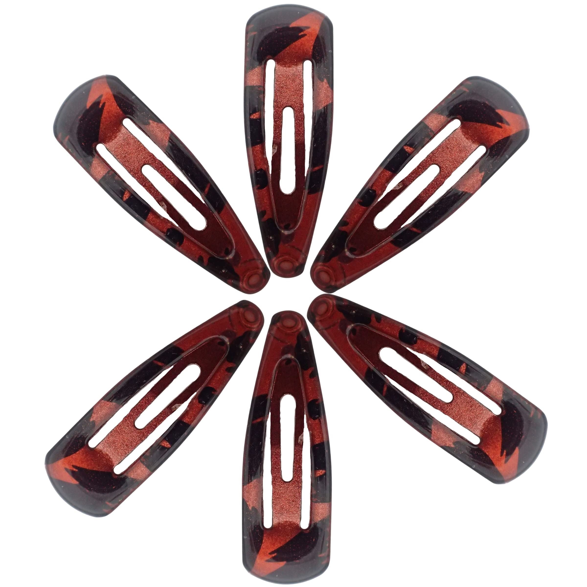 Small Mini Epoxy Snap Hair Clips for Girls and Women, Girls Hair Accessories, Mini Hair Clips, Toddler Hair Clips, Metal Hair Clips