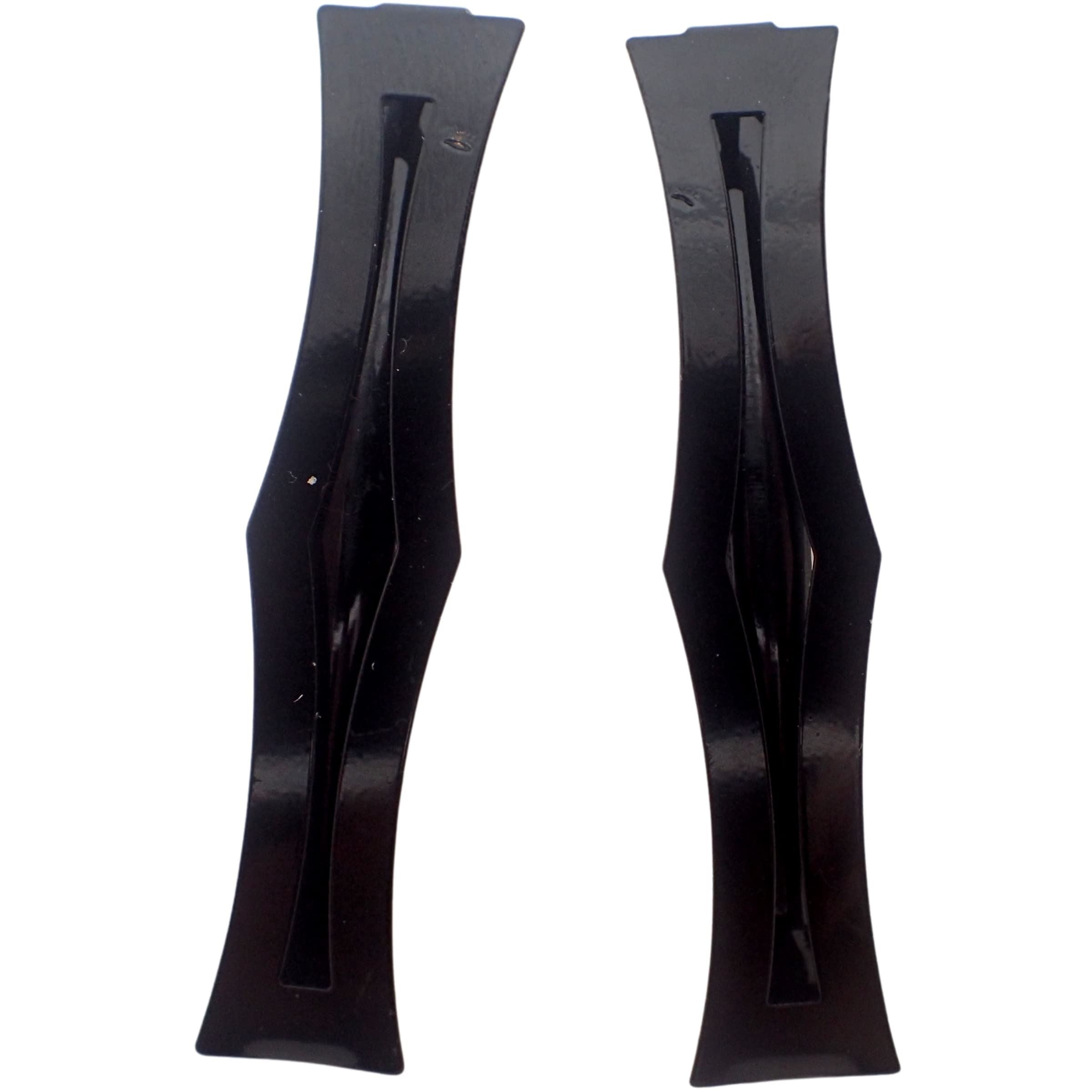 2pcs Open style Hair Clips, Hair Barrettes, Hair Slides, Hair Grips, Hairdressing Clips, Hair Accessories for Women, Metal barrette