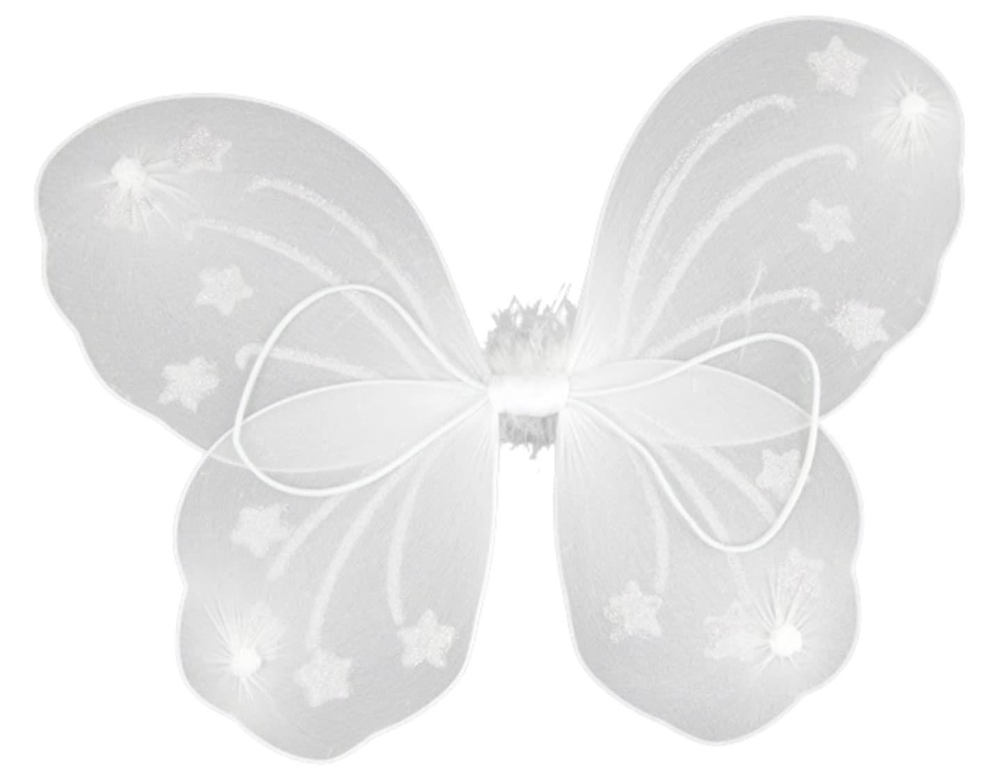 Angel Wings Fairy Butterfly Pixie Tinkerbell Fancy Dress Outfit Girls Dressing Up Costume Baby Toddler Kids Childs Small Tiny Mini Toy Fairywings Set Glitter