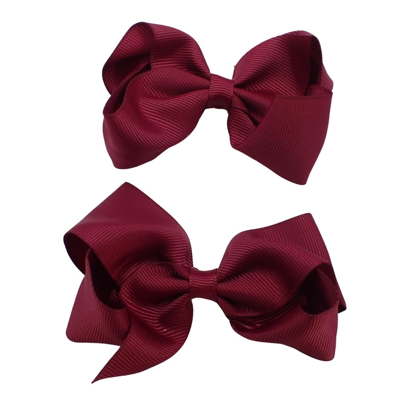 2pc Ribbon Hair Bows Hair Clip Hair Bows for Girls Hair Clips Women Girls Hair Clips Girls Hair Accessories Baby Hair Clips Crocodile Clips Hair Bows