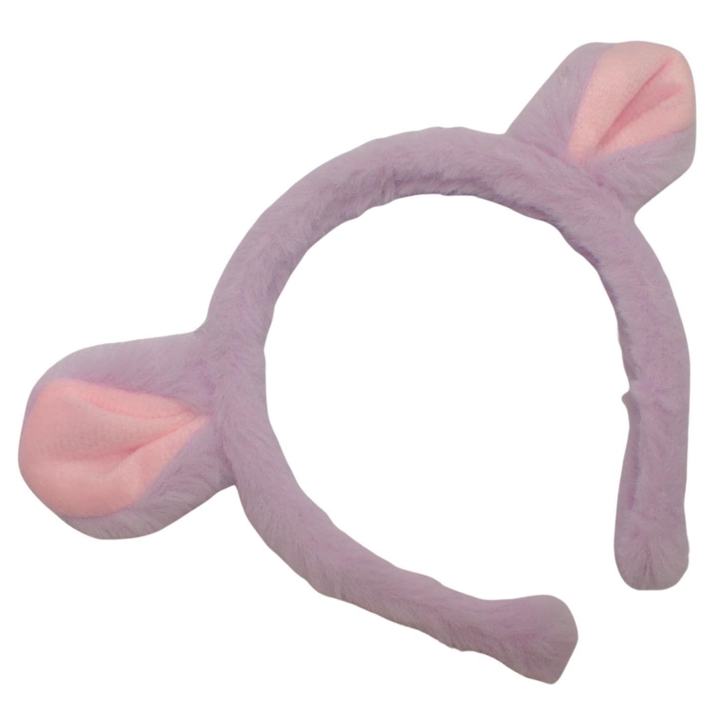 Animal Head Bands Adult Women, Kids, Headbands Men, Hen Party, Fancy Dress, Farm Plush Donkey Cow Sheep Christmas Headbands for Adults, Tail & Hair Band Costume