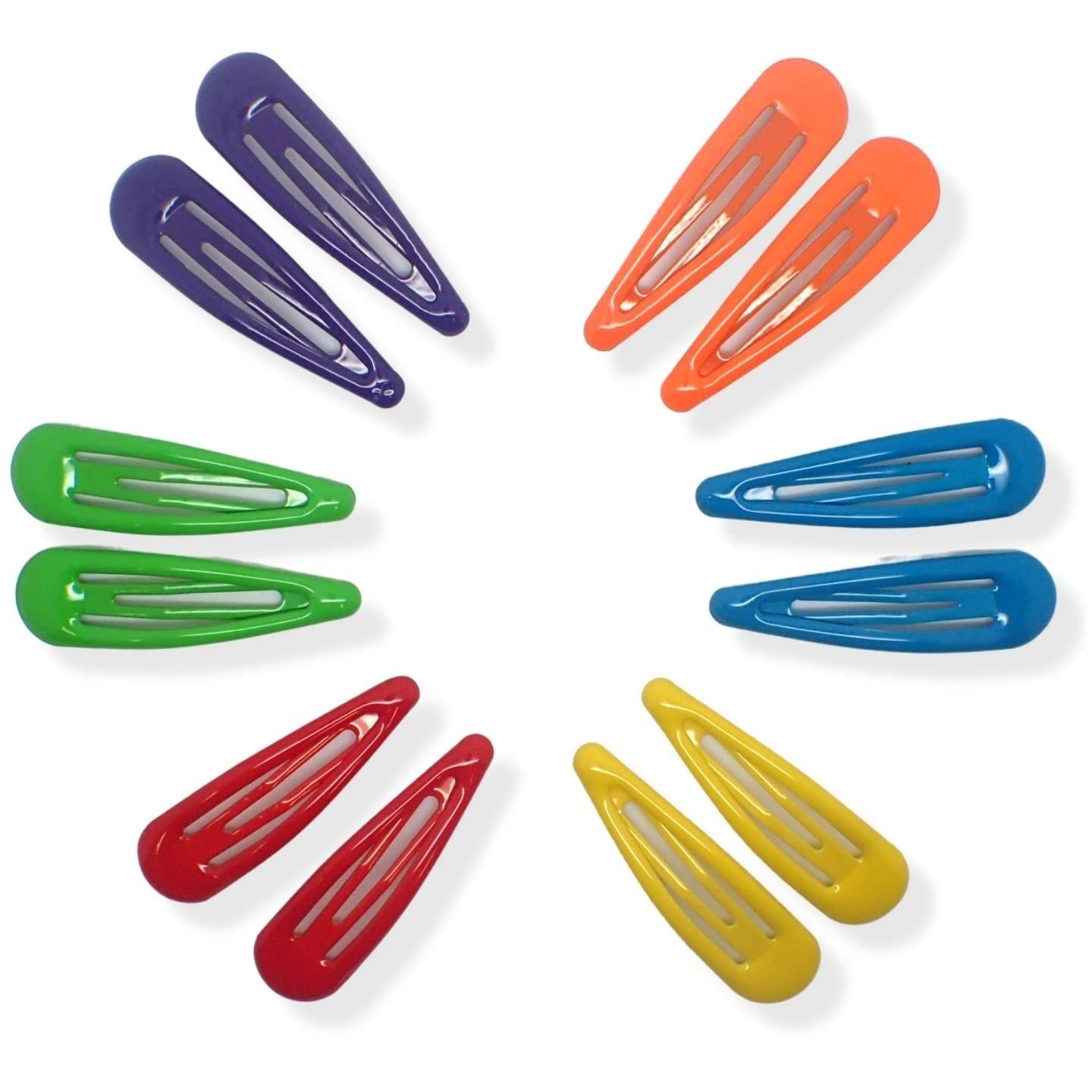 Snap Clips 5cm / 2" Snap Hair Clips Women Girls Kids Slide Hair Grip Styling Fine Hair Thick Hair Bendies Sleepies School Uniform Colours Epoxy