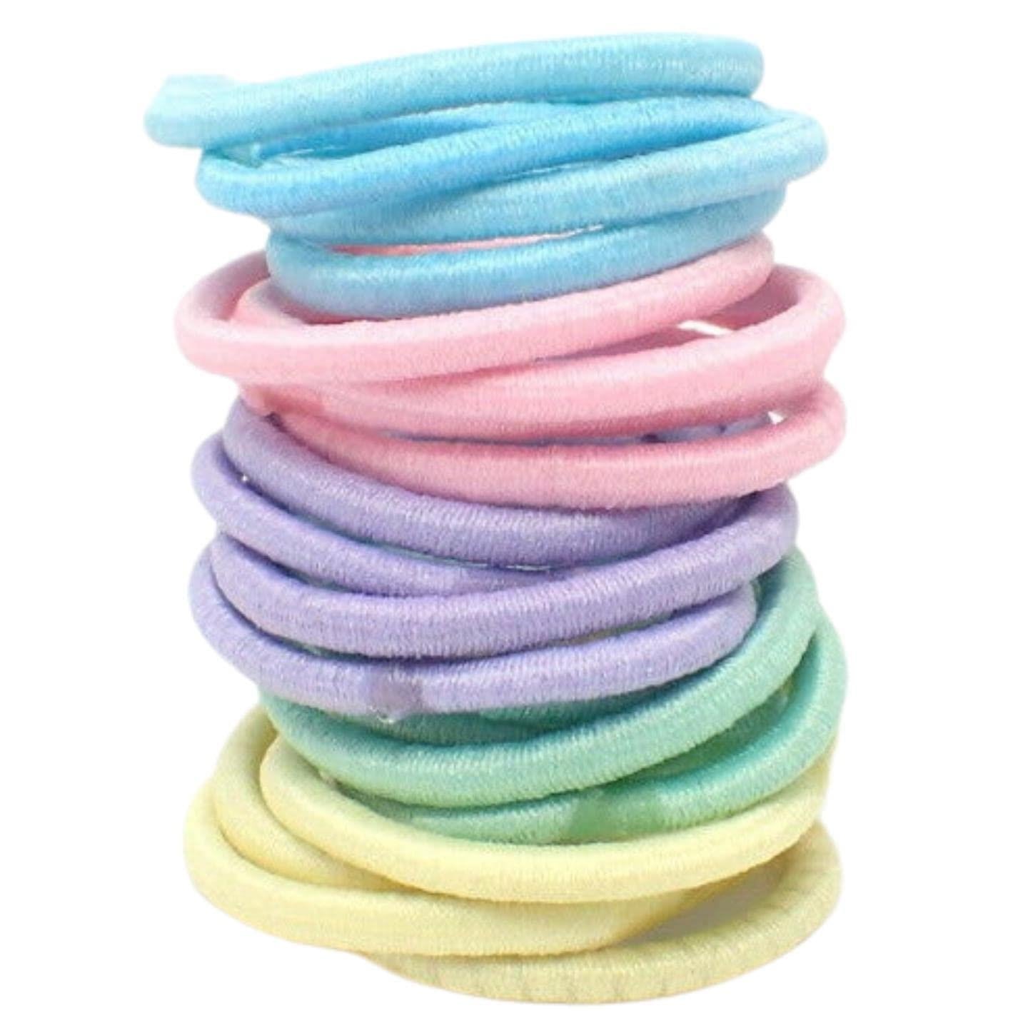 Mini Tiny Hair Ties for Adults and Kids, Fabric Hair Ties, Small Hair Bands, Ponytail Holders, Kids Hair Bobbles, Small Hair Elastics, Hair Accessories for Girls