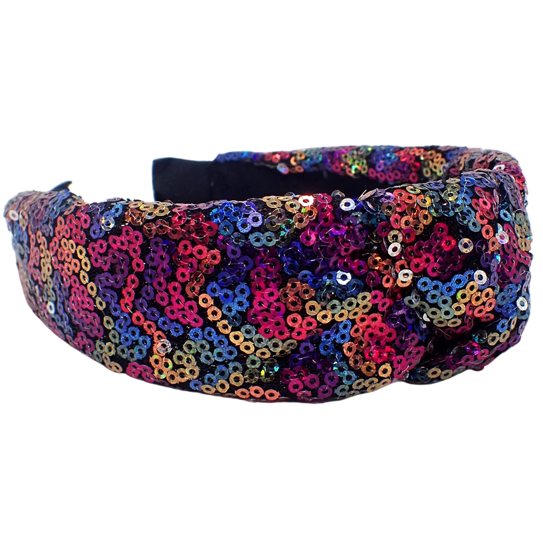 Sequin Knot Alice Bands Adult Women, Hair Accessories for Women, Hair Bands for Women, Thick Headband, Womens Headbands, Head Bands Adult Women, Wide Headbands