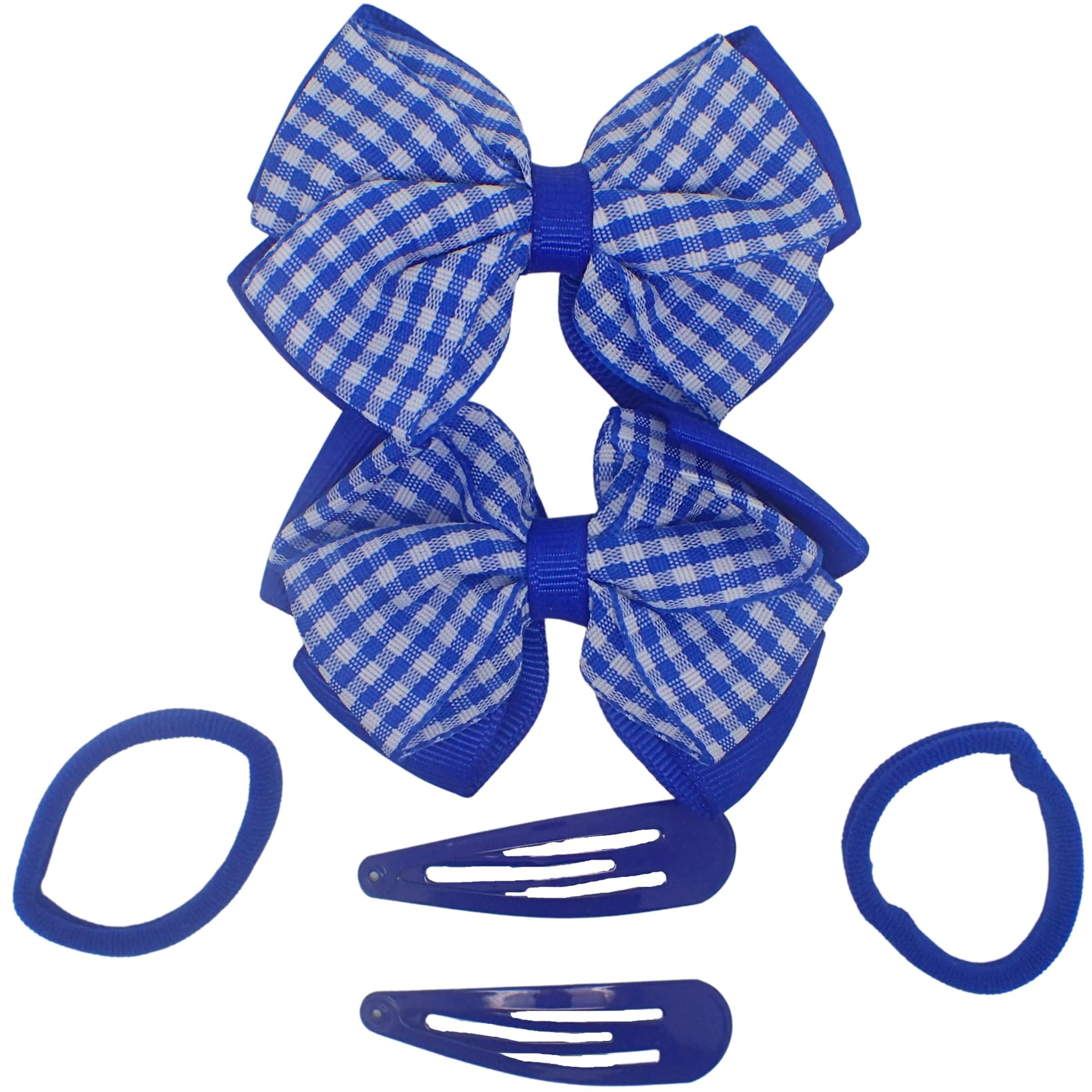 6pcs set Hair Clips, Hair Bows, Hair Bobbles, Hair ties, Hair Accessories for Girls, Hair Grips, Kids Hair Accessories, Girls Hair Accessories Gift Set