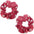 2pc Pattern Scrunchies for Girls and Women, Hair bobbles for Women, Hair Scrunchies, Hair Accessories, Elastic Hair Ties, Elastic Hair Bands, Hair Elastics