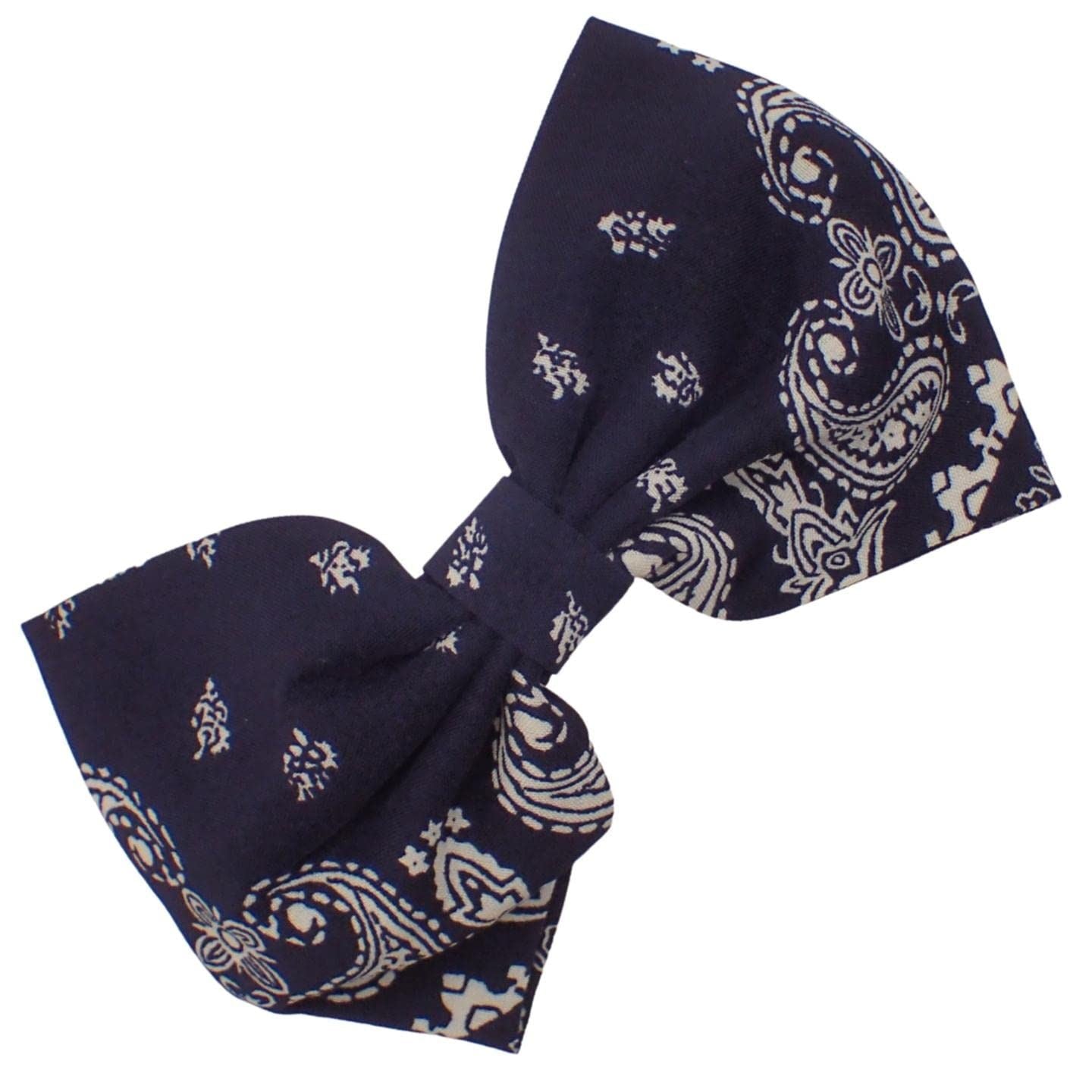 Fabric Paisley Print Bow Hair Clip for Girls & Women, Hair Accessories for Girls, Cute Hair Clip for Girls, Bandana Print Bow Clip, Unisex Hair Accessory, Pretty Bow Hair
