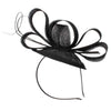 Sinamay Fascinator Headband Hair Hatinators With Net Loops & Ostrich Quills Wedding Hats Royal Ascot Hat Cocktail Hat On Aliceband For Girls, Ladies, Women